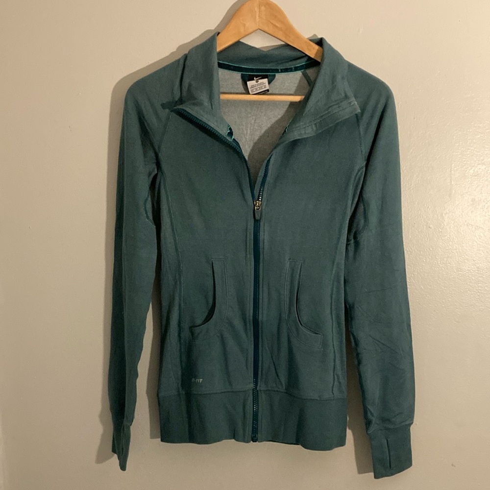 Nike dri fit zip up